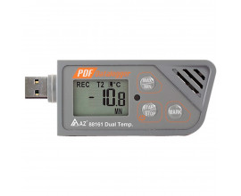 Tемпературный PDF регистратор с 2-мя датчиками c USB портом 88161