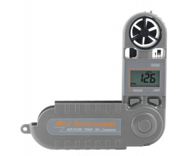 Компактный термоанемометр, гигрометр с фиксированным датчиком со встроенным компасом 8996