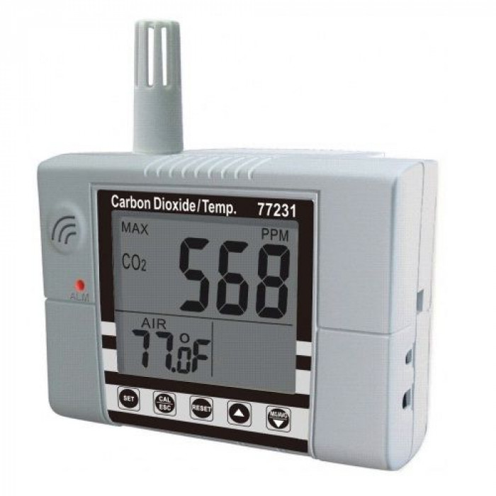 Настенный контроллер углекислого газа, термометр 77231