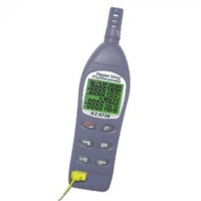 Термогигрометр с термопарой K-типа 8736