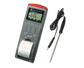 Комбинированный температурный регистратор с инфракрасным и контактным датчиками со встроенным принтером 9812